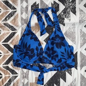 Cute Halter Bathing Suit Top with Underwire